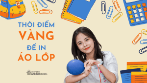 THỜI ĐIỂM VÀNG ĐỂ IN ÁO ĐỒNG PHỤC LỚP