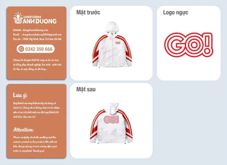 Áo khoác GO!