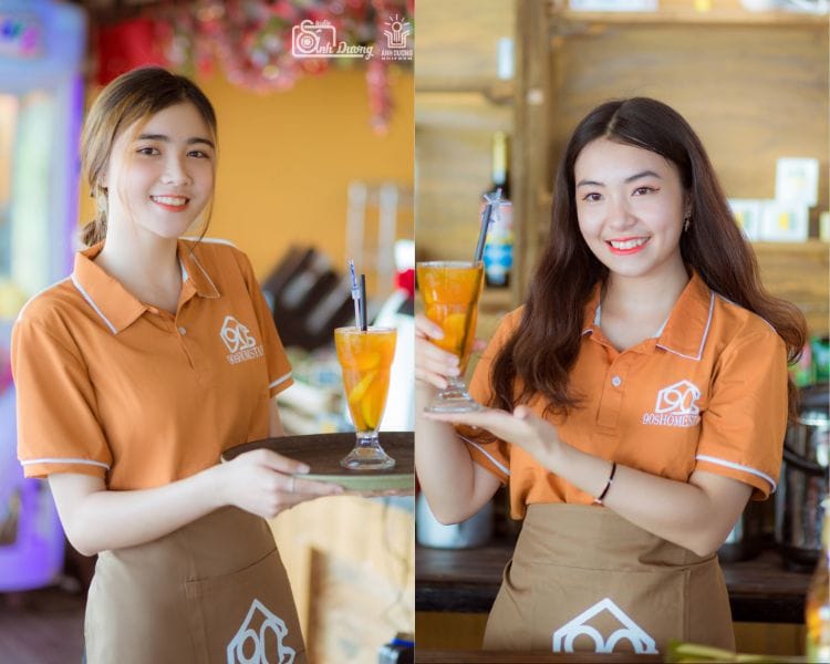 đồng phục quán cafe